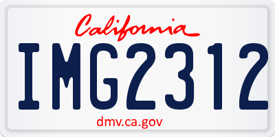 CA license plate IMG2312