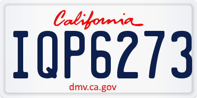 CA license plate IQP6273