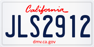 CA license plate JLS2912