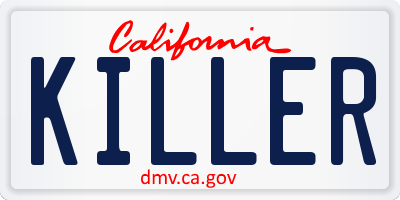 CA license plate KILLER