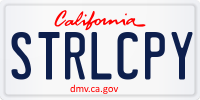 CA license plate STRLCPY