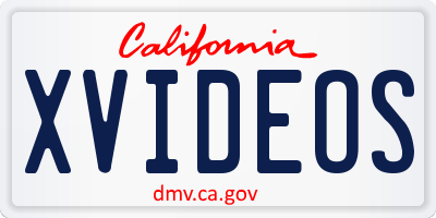 CA license plate XVIDEOS