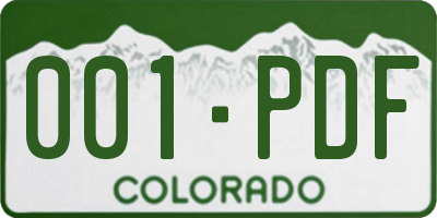 CO license plate 001PDF