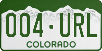 CO license plate 004URL