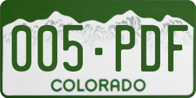 CO license plate 005PDF