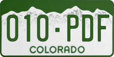 CO license plate 010PDF