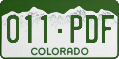 CO license plate 011PDF