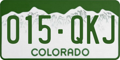 CO license plate 015QKJ
