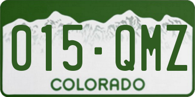 CO license plate 015QMZ