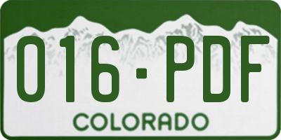 CO license plate 016PDF