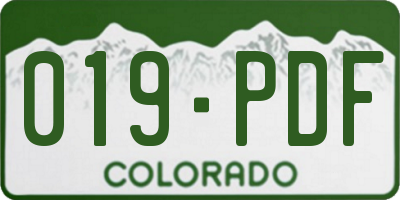 CO license plate 019PDF