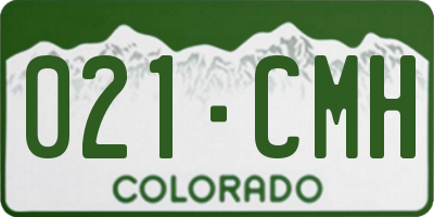 CO license plate 021CMH