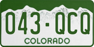 CO license plate 043QCQ