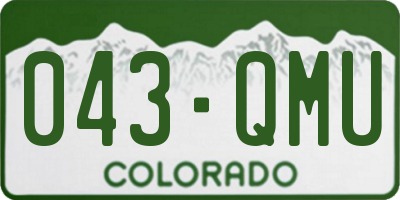 CO license plate 043QMU