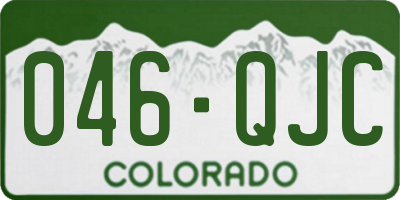 CO license plate 046QJC