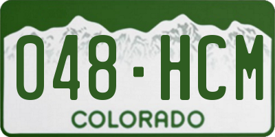 CO license plate 048HCM