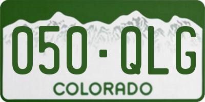 CO license plate 050QLG