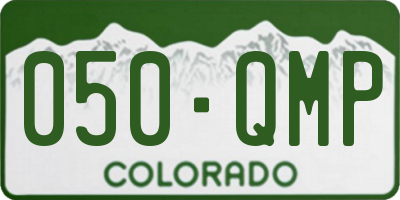 CO license plate 050QMP