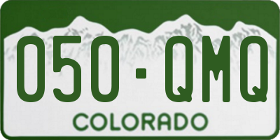 CO license plate 050QMQ