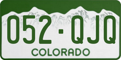 CO license plate 052QJQ