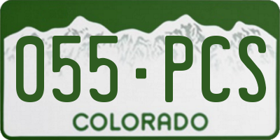 CO license plate 055PCS