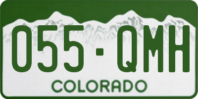 CO license plate 055QMH