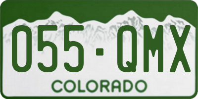 CO license plate 055QMX