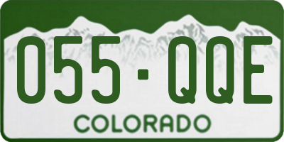 CO license plate 055QQE