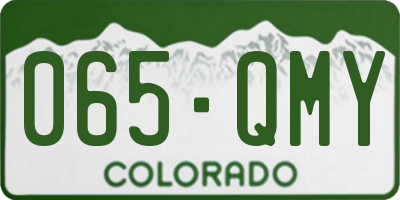CO license plate 065QMY