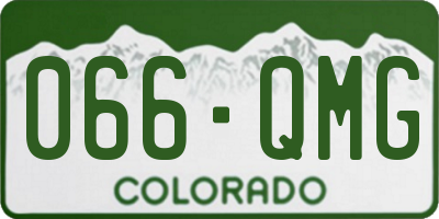 CO license plate 066QMG