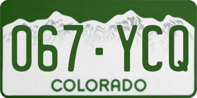 CO license plate 067YCQ