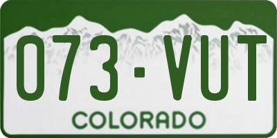 CO license plate 073VUT