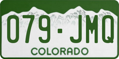 CO license plate 079JMQ