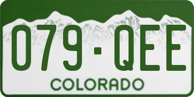 CO license plate 079QEE