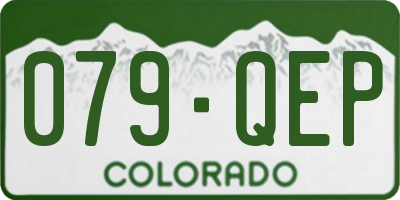 CO license plate 079QEP