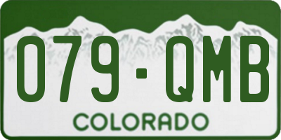 CO license plate 079QMB