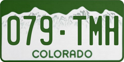 CO license plate 079TMH