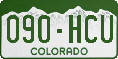 CO license plate 090HCU