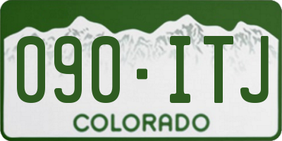 CO license plate 090ITJ