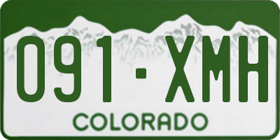 CO license plate 091XMH
