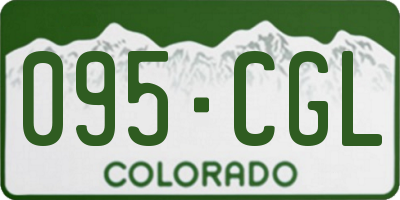 CO license plate 095CGL