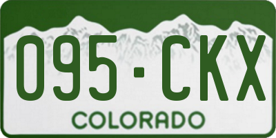 CO license plate 095CKX