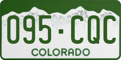 CO license plate 095CQC