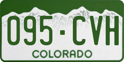 CO license plate 095CVH