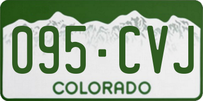 CO license plate 095CVJ