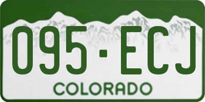 CO license plate 095ECJ