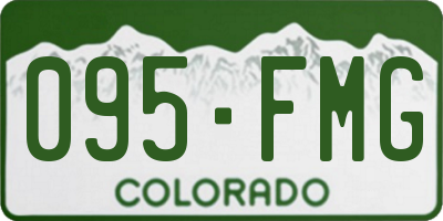 CO license plate 095FMG