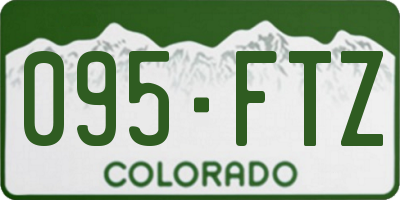 CO license plate 095FTZ
