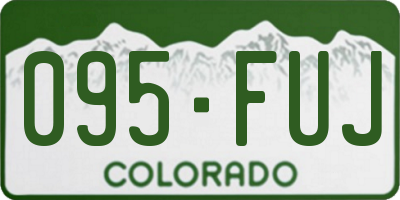 CO license plate 095FUJ