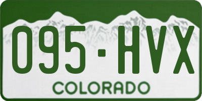 CO license plate 095HVX
